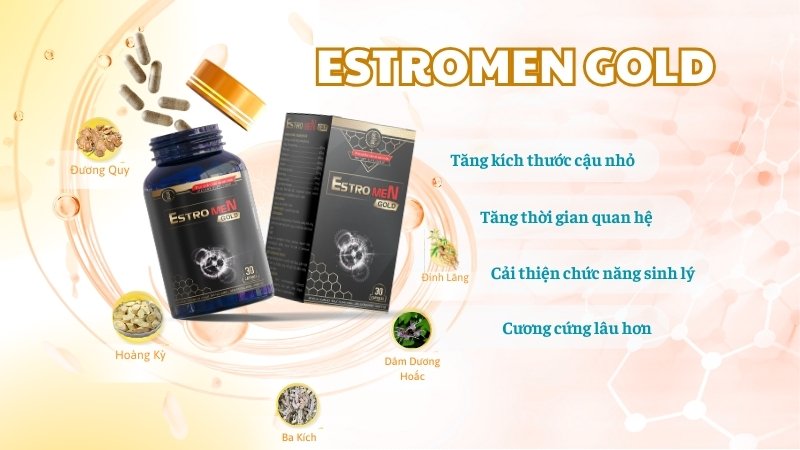 Thuoc tri yeu sinh ly Estromen Gold